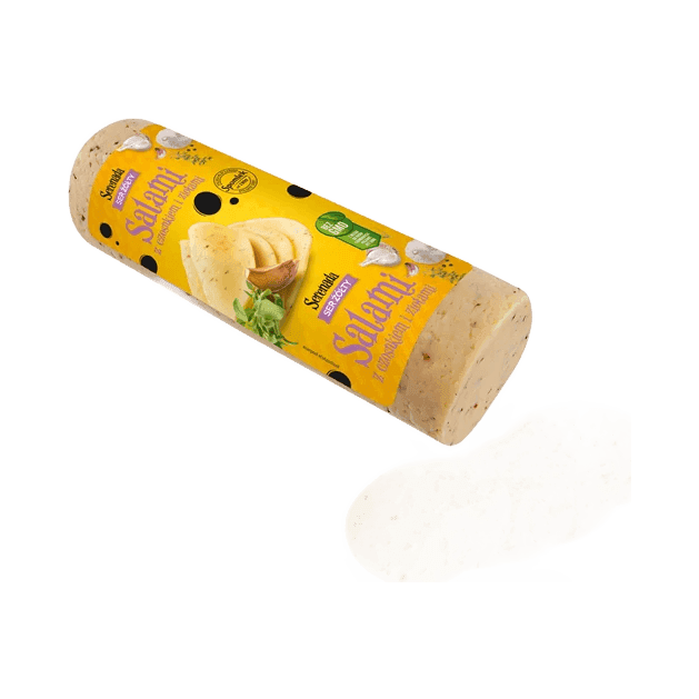 SPOMLEK SER SALAMI ZIOŁA/CZOSNEK LUZ