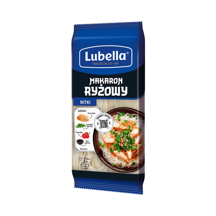 LUBELLA MAKARON RYŻOWY NITKI 200G