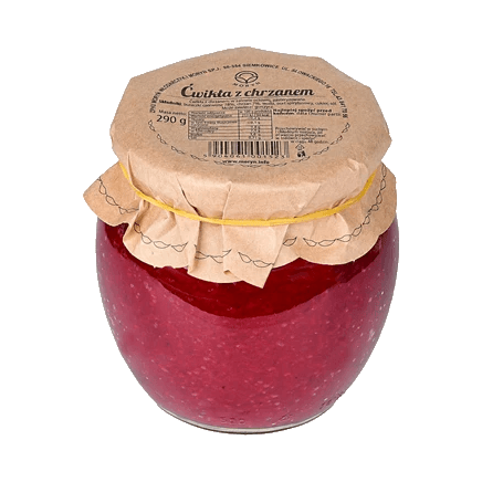 MORYŃ ĆWIKŁA Z CHRZANEM 470G