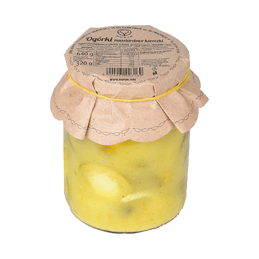 MORYŃ OGÓRKI MUSZTARDOWE KORECZK640G