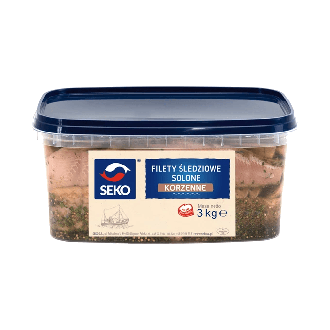 SEKO FILETY ŚLEDZIOWE KORZENNE 2,5/3