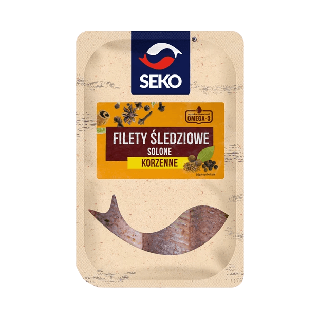 SEKO FILETY ŚLEDZIOWE KORZENNE 250G