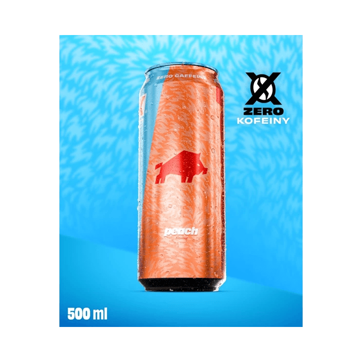 DZIK ZERO CAFFEINE PEACH 500ML
