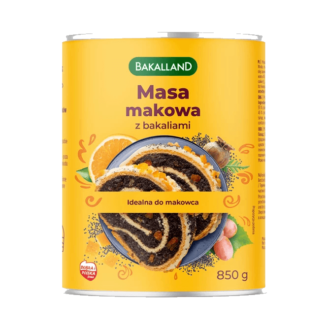 BAKALLAND MASA MAKOWA 850G
