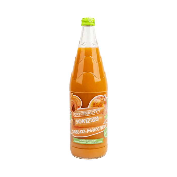 ORYGINALNY SOK JABŁKO MARCHEW 850ML