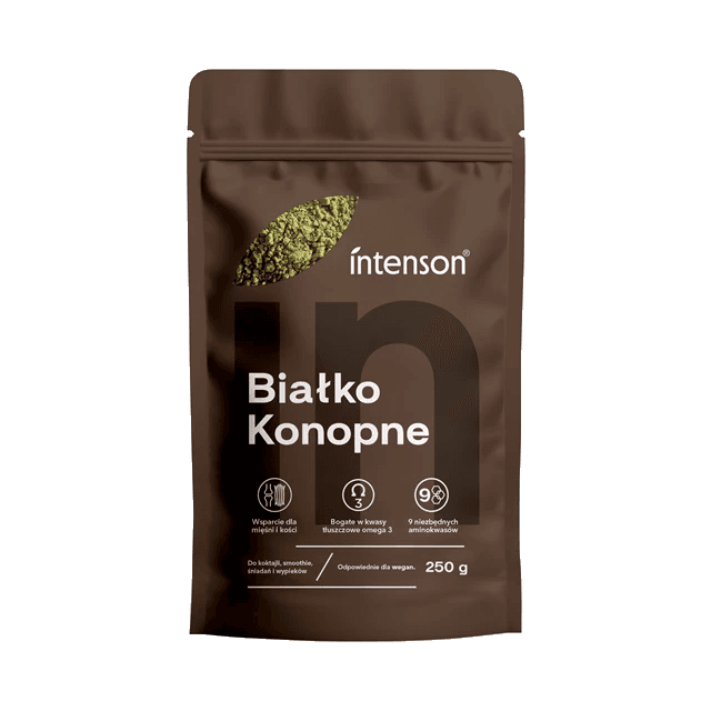 INTENSON BIAŁKO KONOPNE 250G