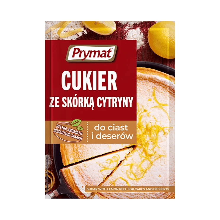 PRYMAT CUKIER ZE SKÓRKĄ CYTRYNY 15G