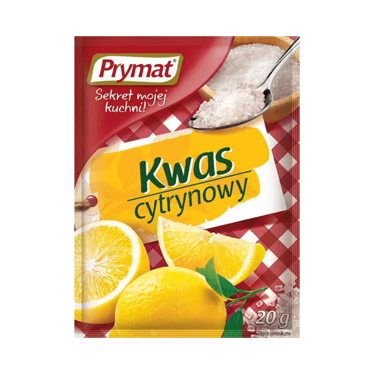 PRYMAT KWASEK CYTRYNOWY 20G