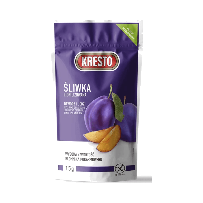 KRESTO ŚLIWKA LIOFILIZOW.PLASTRY 15G