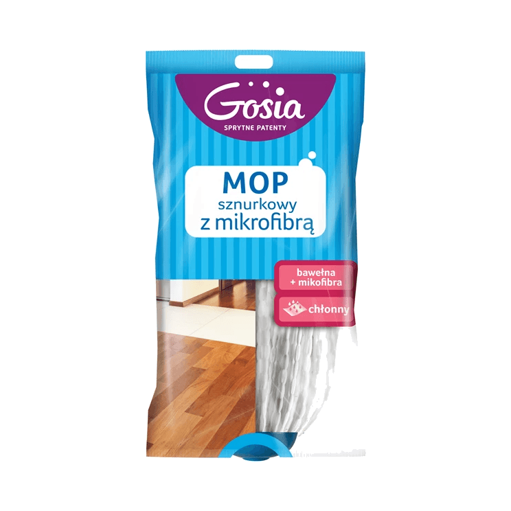 GOSIA MOP SZNURKOWY Z MIKROFIBRĄ ZAP