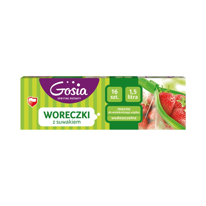 GOSIA WORECZKI Z SUWAKIEM 1,5L 16SZT