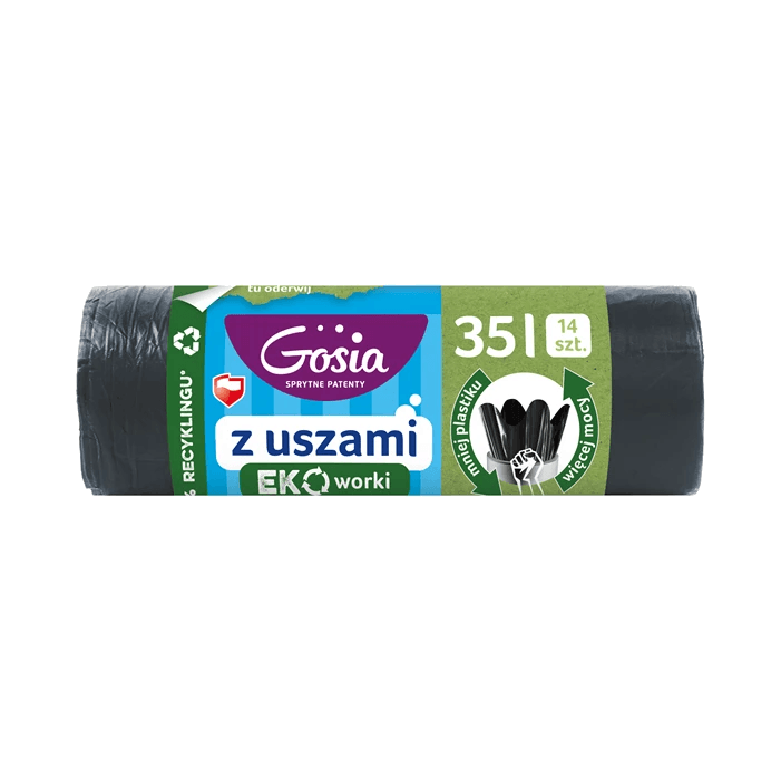 GOSIA WORKI NA ŚMIECI LDPE Z USZAMI