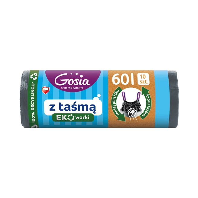 GOSIA WORKI NA ŚMIECI LDPE Z TAŚMĄ B
