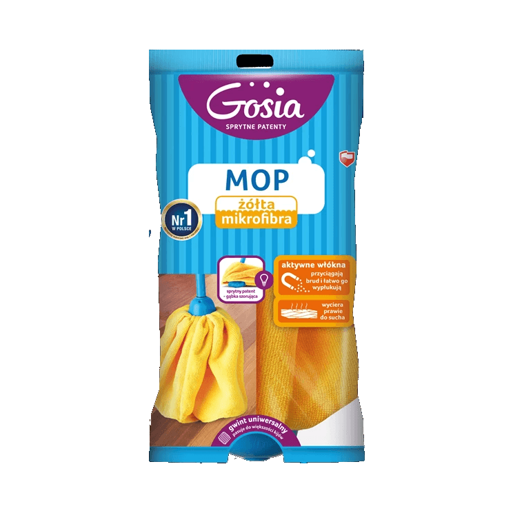 GOSIA MOP ŻÓŁTA MIKROFIBRA ZAPAS
