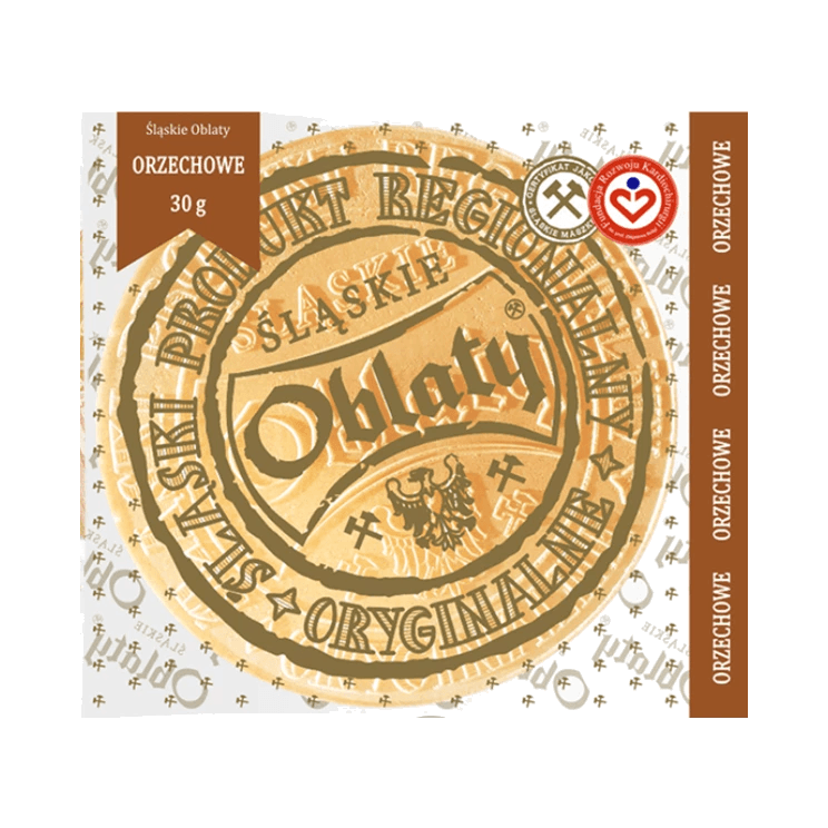 OBLATY ŚLĄSKIE OBLATY ORZECHOWE 30G