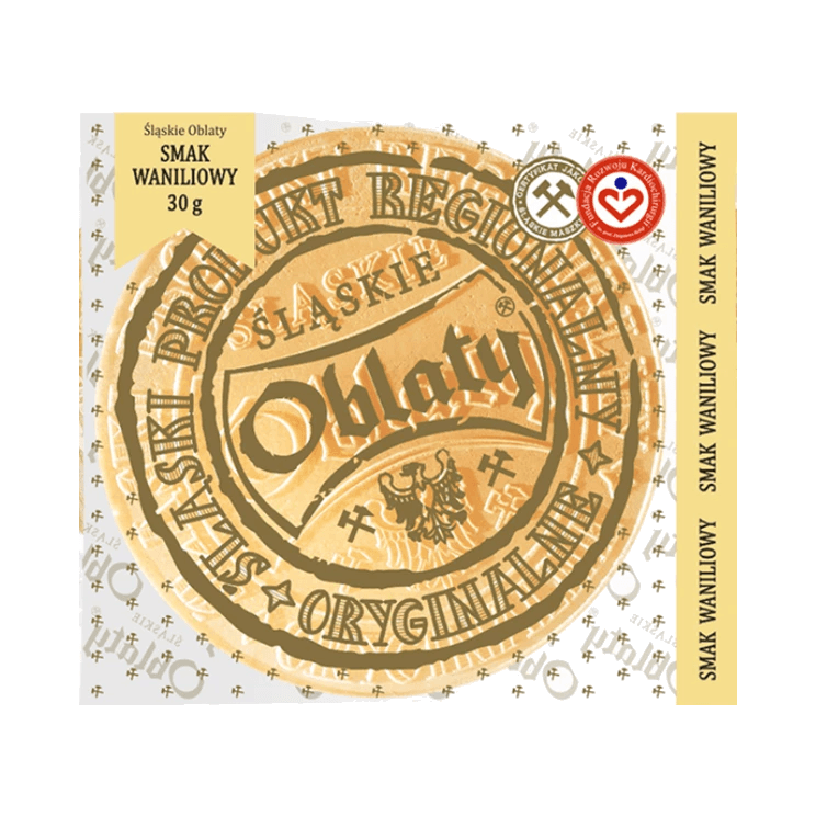 OBLATY ŚLĄSKIE OBLATY WANILIOWE 30G