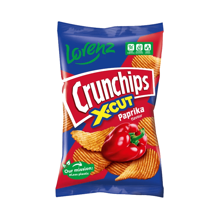 LORENZ CRUNCHIPS X-CUT PAPRIKA 130G