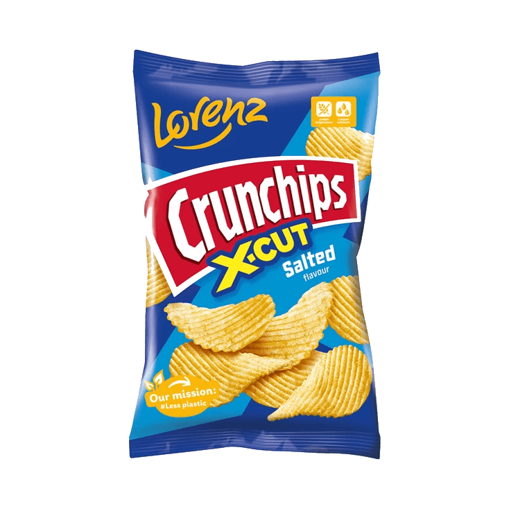 LORENZ CRUNCHIPS X-CUT SÓL 130G
