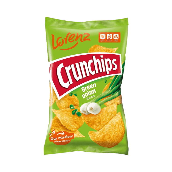 LORENZ CRUNCHIPS ZIELONA CEBULK 130G