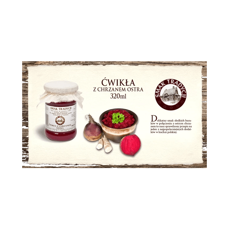 RADOSZ ĆWIKŁA Z CHRZANEM OSTRA 315ML