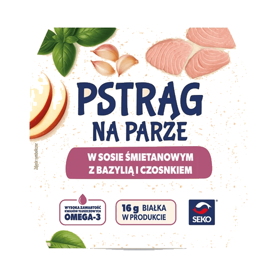 SEKO PSTRĄG NA PARZE BAZYL/CZOS.200G