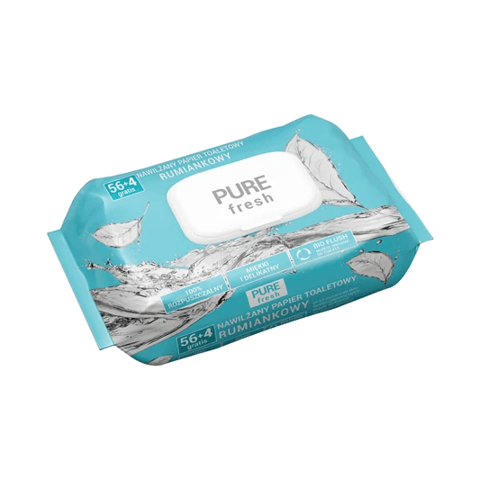 PAPIER TOALETOWY NAWILŻANY  PURE FRE