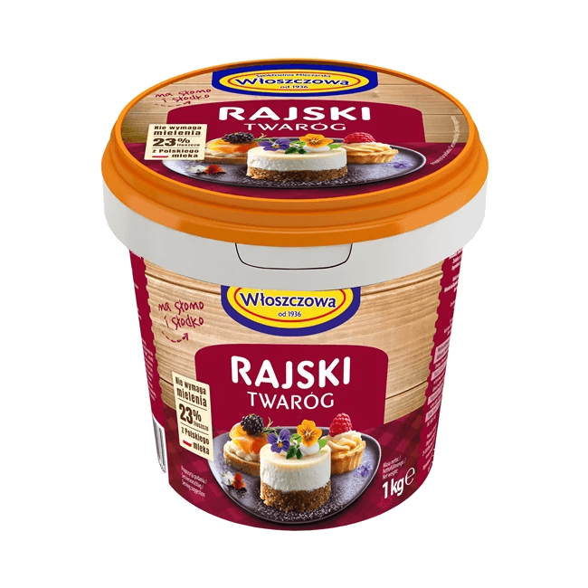 WŁOSZCZOWA TWARÓG RAJSKI WIAD. 1KG