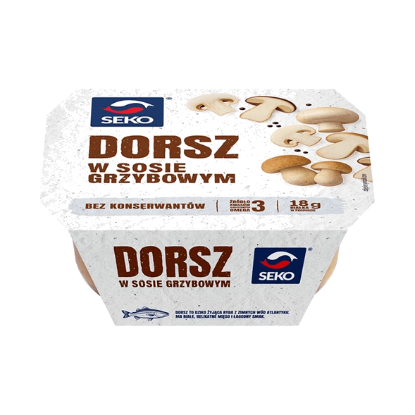 SEKO DORSZ W SOSIE GRZYBOWYM 300G