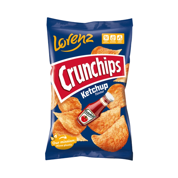 LORENZ CRUNCHIPS KETCHUP 130G