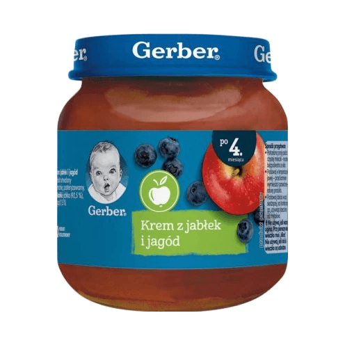 GERBER DESER KREM Z JAB.I JAGÓD 125G