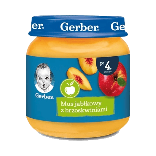 GERBER DESER MUS JABŁKO-BRZOSK.125G