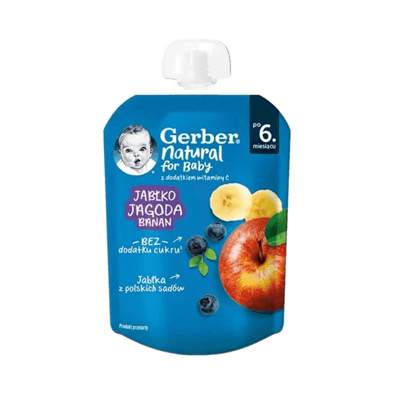 GERBER TUBA MUS JAB.JAGODA BANAN 80G