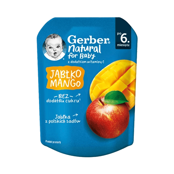GERBER TUBA MUS JABŁKO MANGO 80G