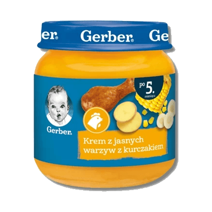 GERBER DANIE KURCZAK W KREM.WARZ.190