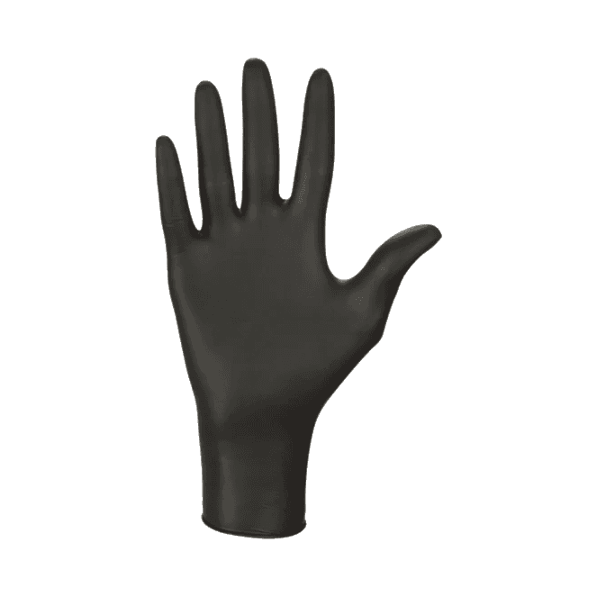 RĘKAWICE NITRYLOWE BLACK M BEZ PUDRO