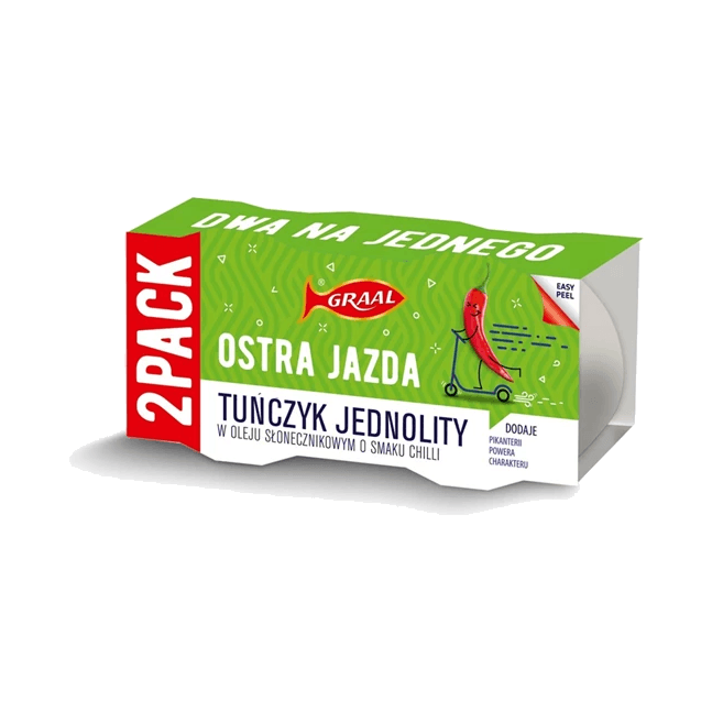 GRAAL TUŃCZYK JEDNOLITY W OLEJUSŁON