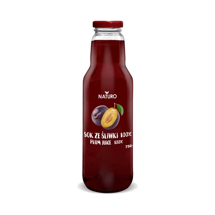 POLBIOECO SOK ZE ŚLIWKI 100% 750ML