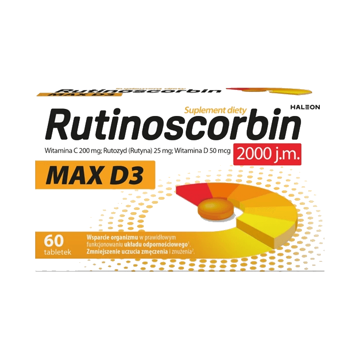 RUTINOSCORBIN MAX D3 60 TABLETEK