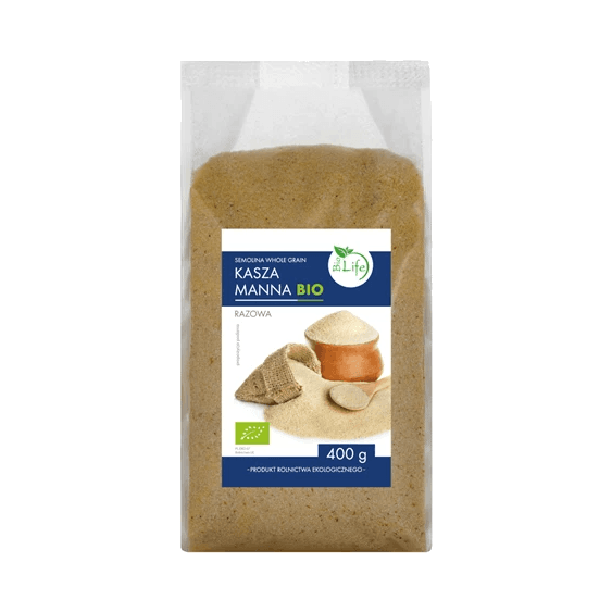 BIOLIFE KASZA MANNA RAZOWA BIO 400G