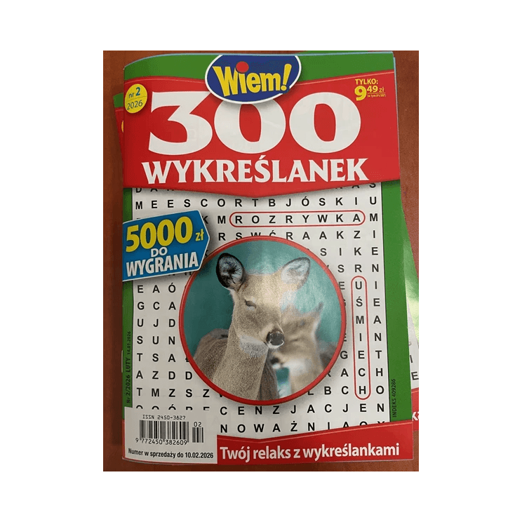 GAZETA WIEM! 300 WYKREŚLANEK MIESIĘC
