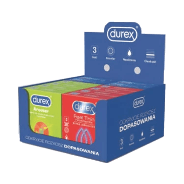 DUREX PREZERWATYWY MIX 3X4 SZT.
