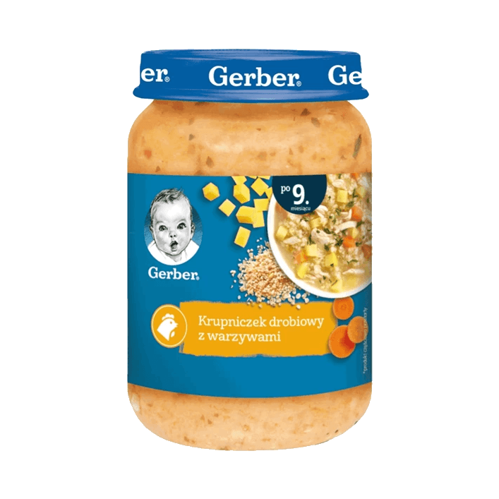 GERBER DANIE KRUPN.DROB Z WARZ.190G