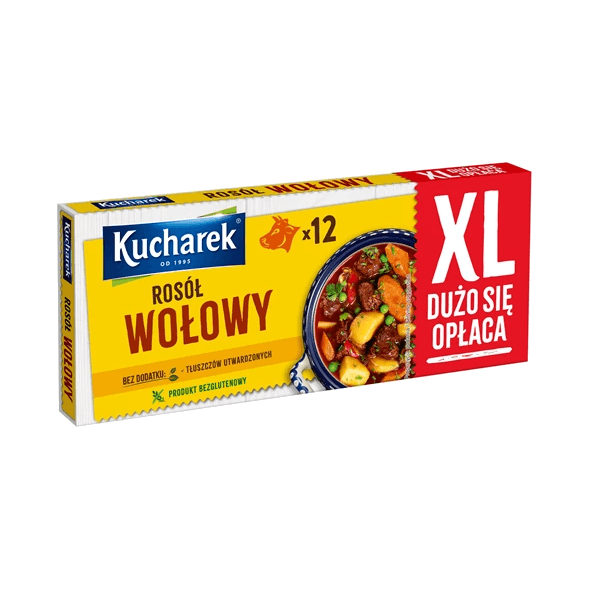KUCHAREK BULION WOŁOWY 6L KOSTKA 120