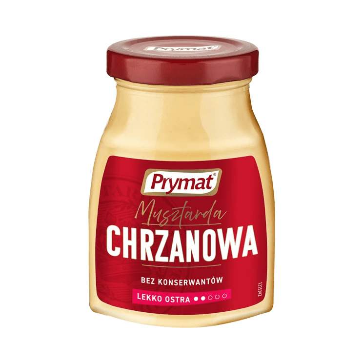 PRYMAT MUSZTARDA CHRZANOWA 185G