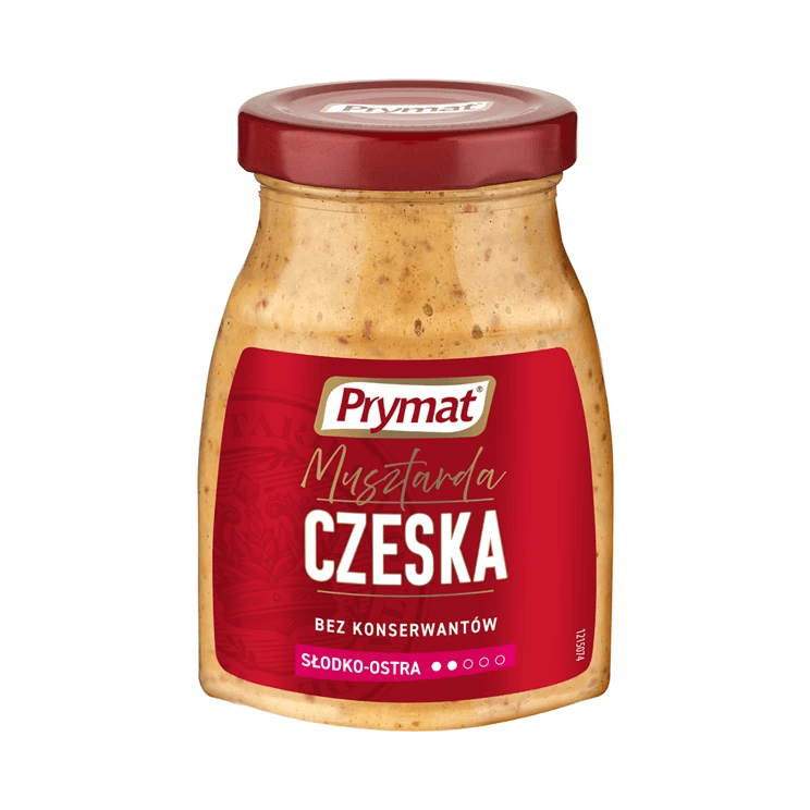 PRYMAT MUSZTARDA CZESKA 180G
