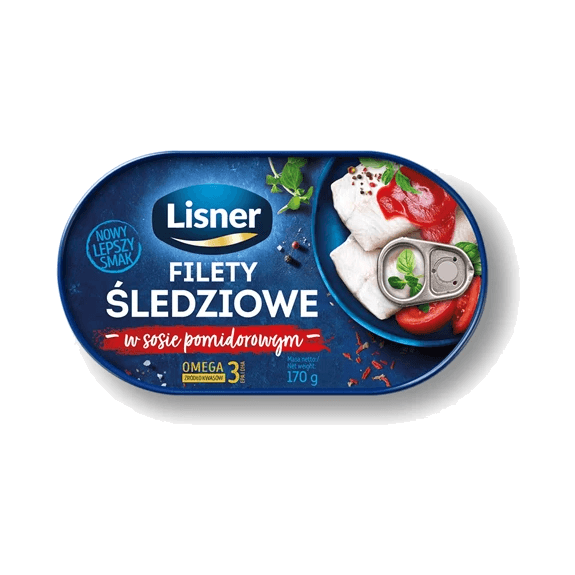 LISNER FILET ŚLEDŹ W SOSIE POMIDORO