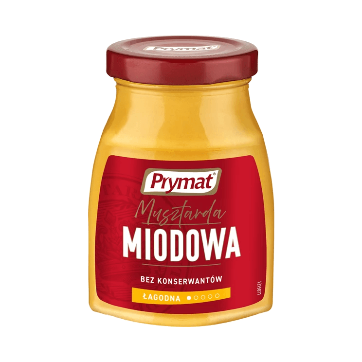 PRYMAT MUSZTARDA MIODOWA 185G