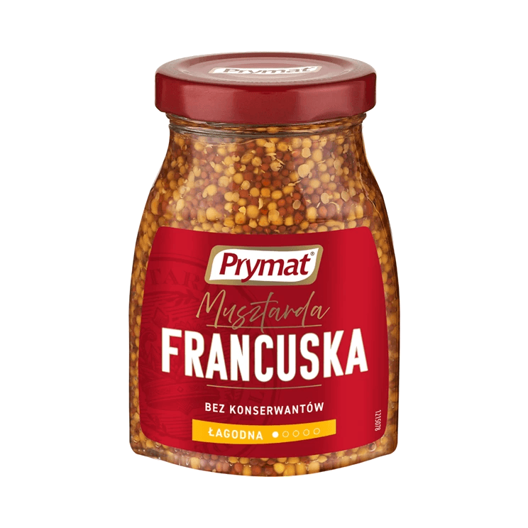 PRYMAT MUSZTARDA FRANCUSKA 180G