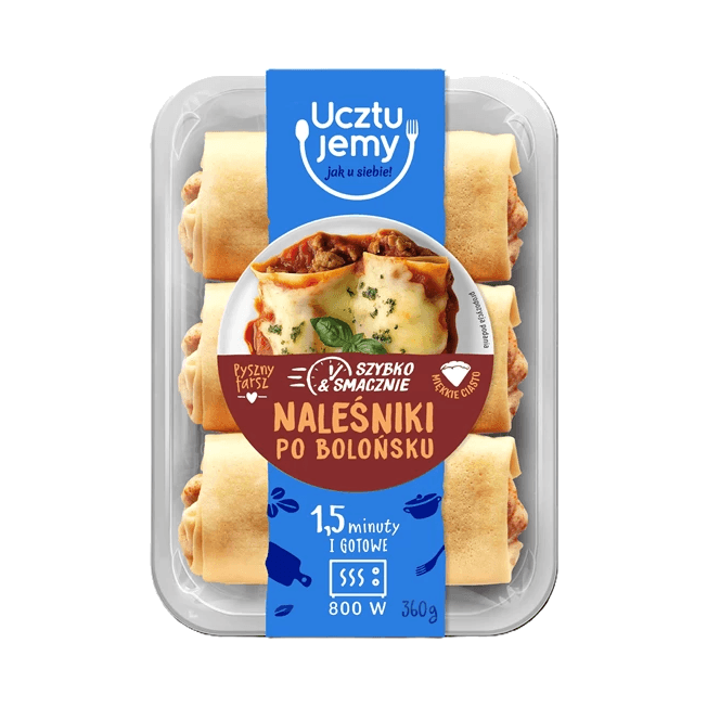 UCZTUJEMY NALEŚNIKI PO BOLOŃSKU 320G