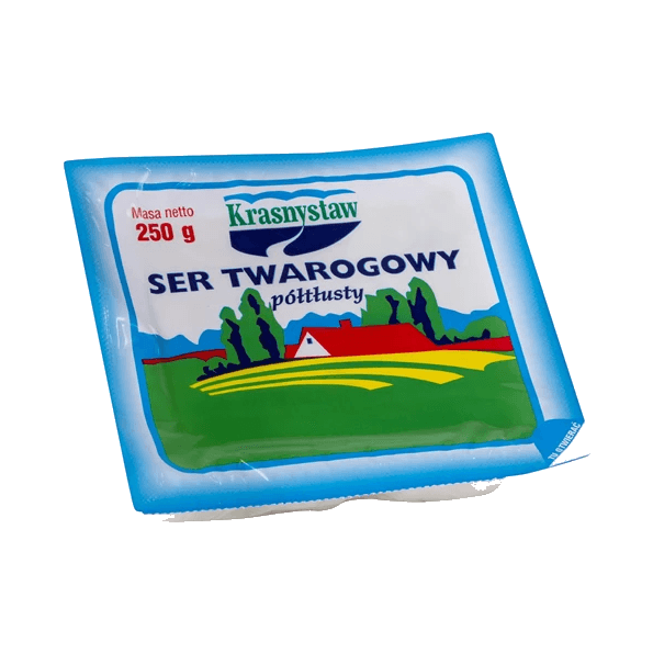 KRASNYSTAW TWARÓG PÓŁTŁUSTY 250G